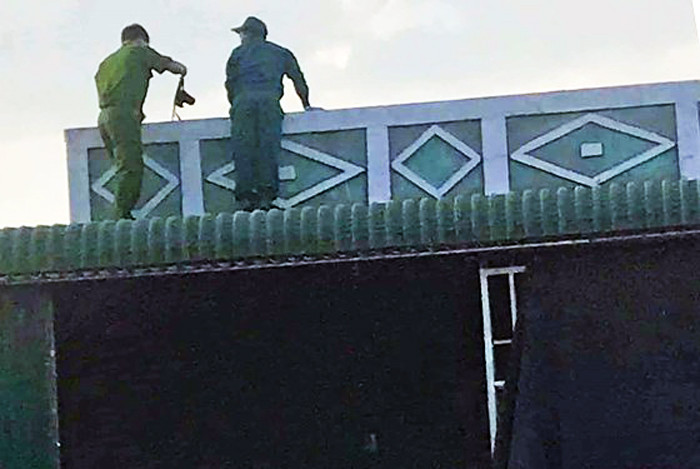 Khám nghiệm hiện trường vụ nổ