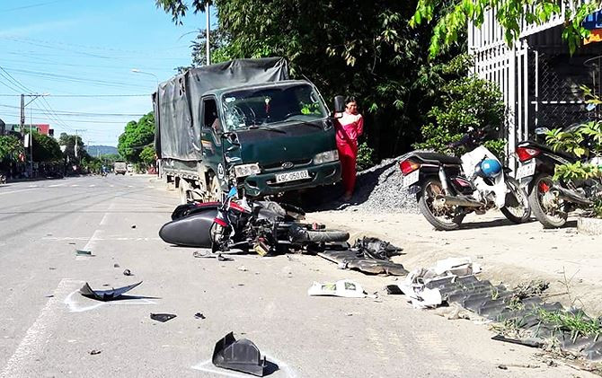 Hiện trường vụ tai nạn