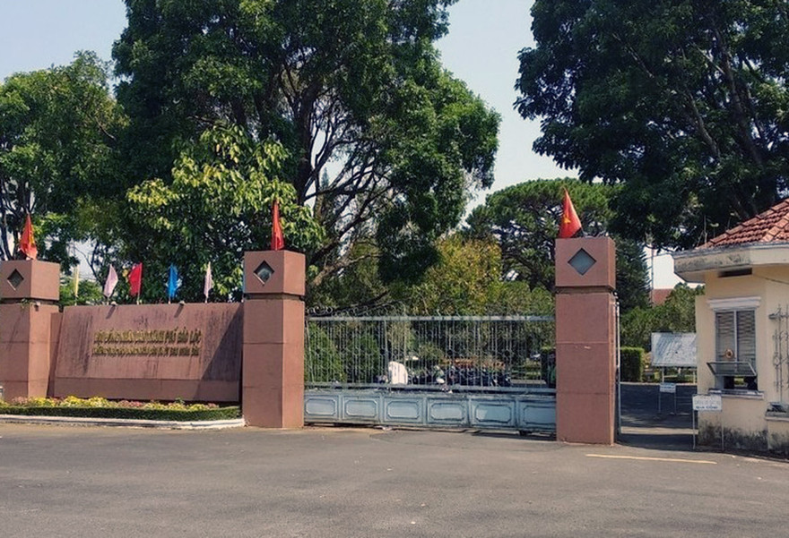 Trụ sở UBND TP. Bảo Lộc, nơi xảy ra vụ trộm.