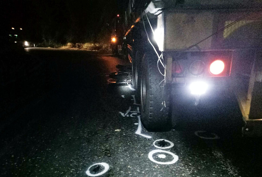 Hiện trường vụ tai nạn trên đeo Bảo Lộc