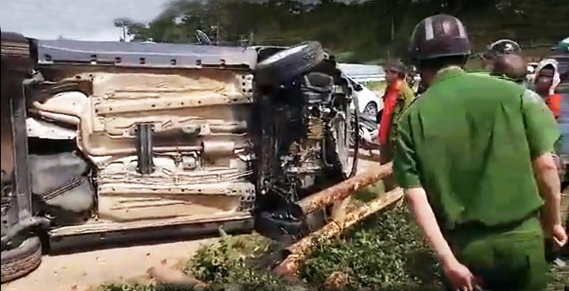 hiện trường vụ tai nạn