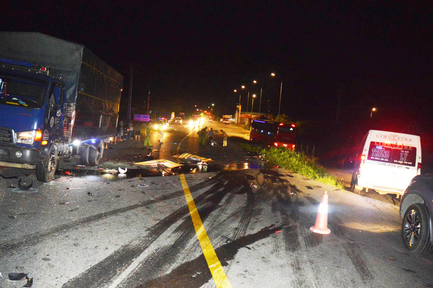 Hiện trường vụ tai nạn