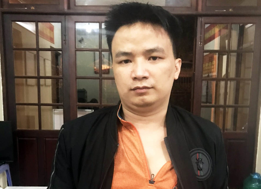 Lê Xuân Mạnh tại cơ quan điều tra