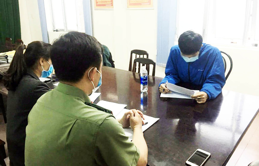  T.V.N tại cơ quan công an