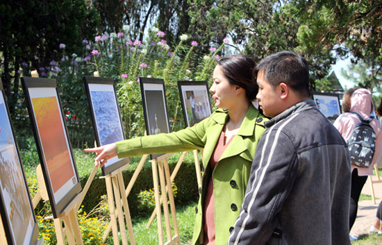 giới trẻ xem triển lãm