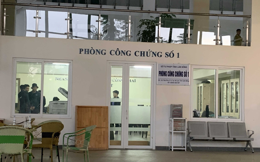 Khám xét tại Phòng công chứng số 1