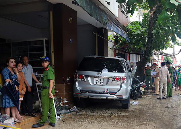 Hiện trường vụ tai nạn