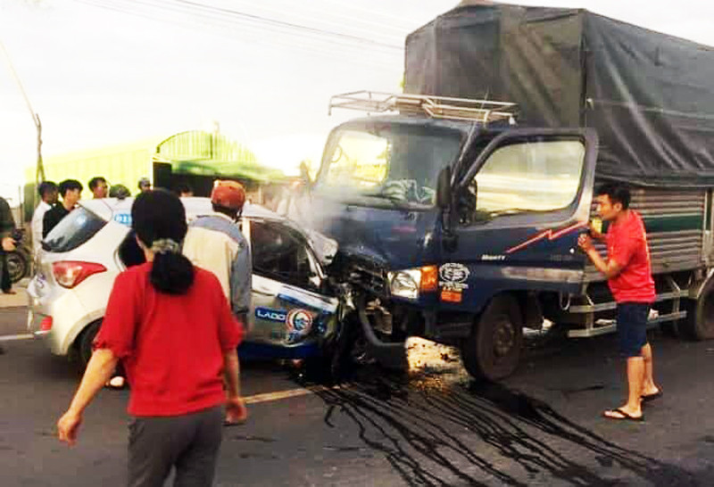 Hiện trường vụ tai nạn