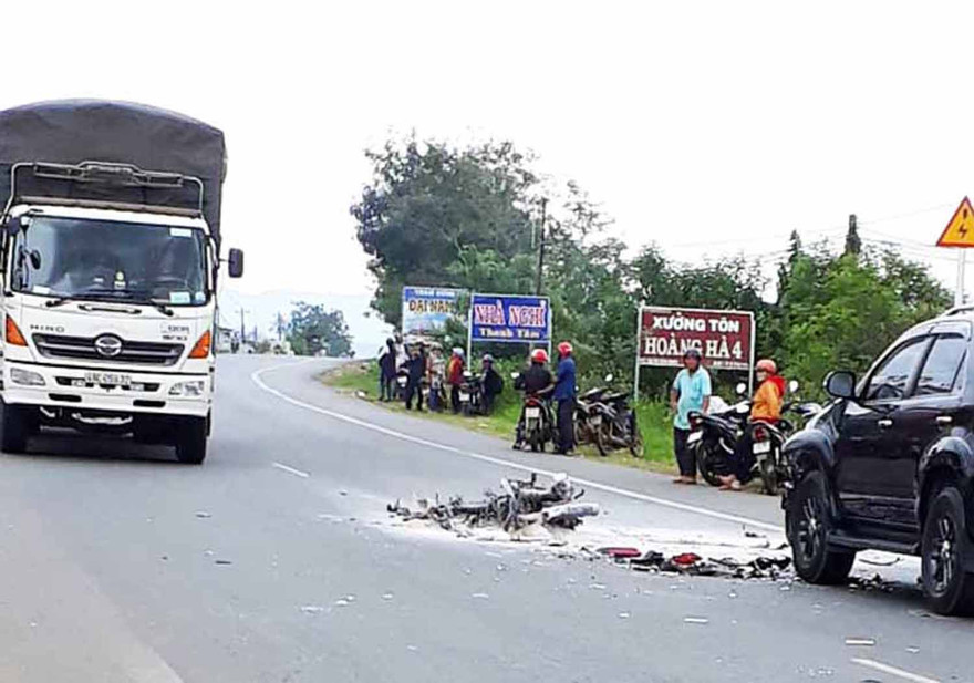 Hiện trường vụ tai nạn