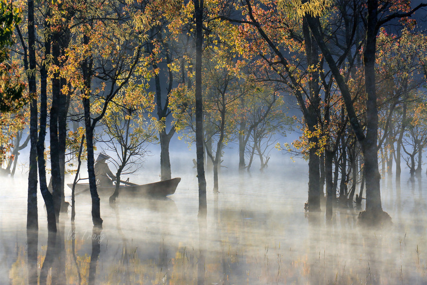 Hồ Tuyền Lâm thơ mộng - Ảnh: Võ Trang