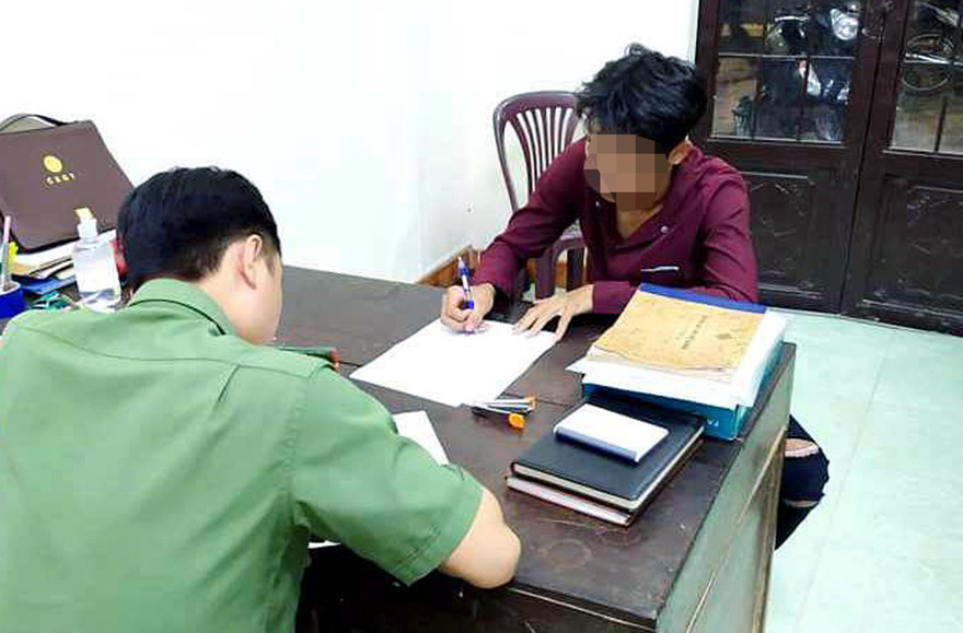 T.V.H tại cơ quan điều tra