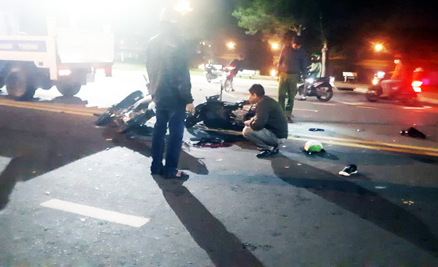 Hiện trường vụ tai nạn