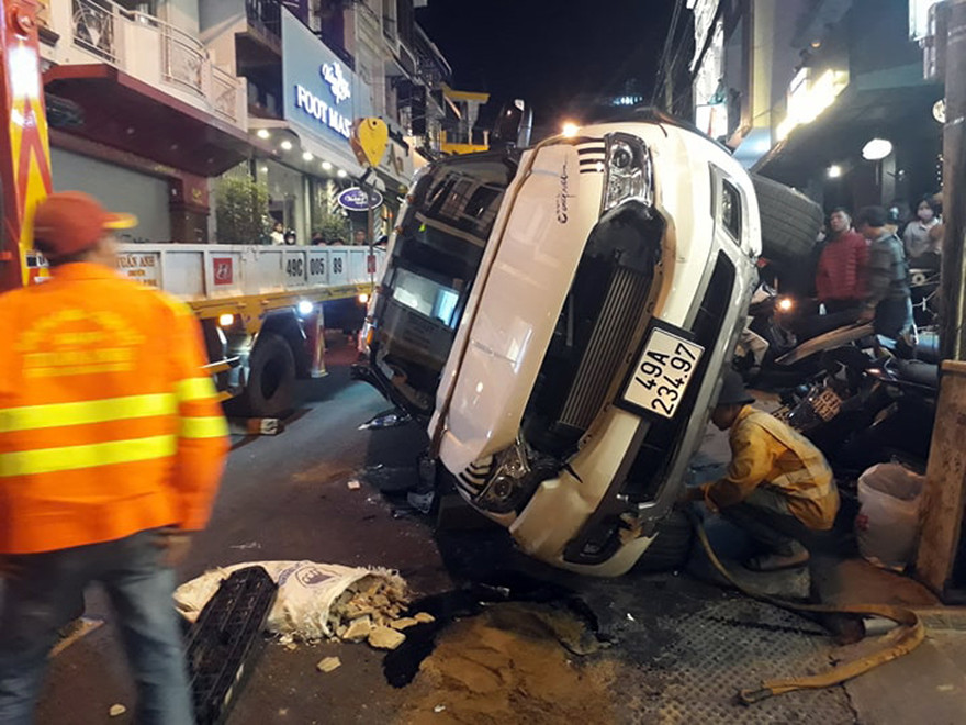 Hiện trường vụ tai nạn