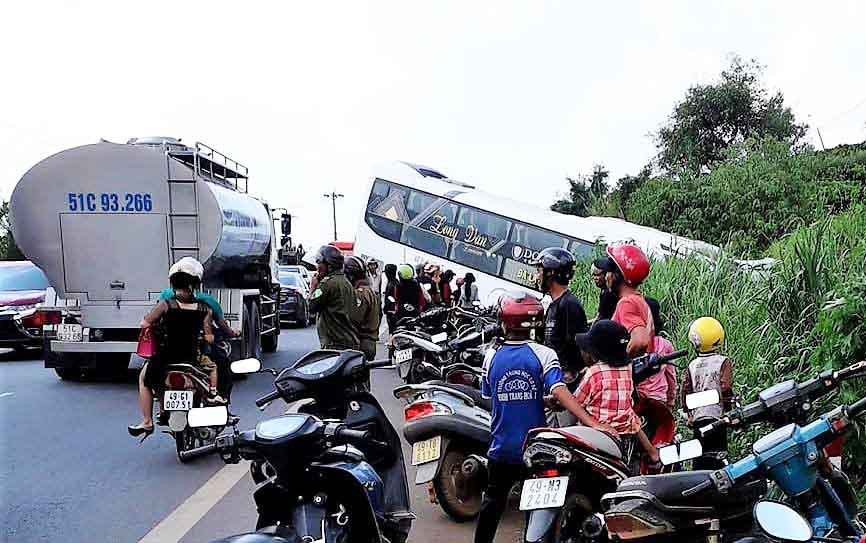 Hiện trường vụ tai nạn