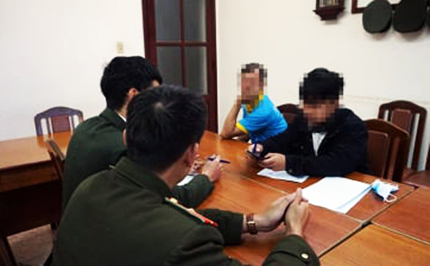 Các học sinh bị cơ quan công an triệu tập