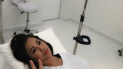 Minh Tuyết ngất xỉu sau buổi chụp hình kiệt sức