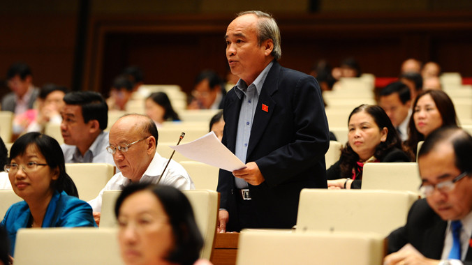 Đại biểu Huỳnh Minh Thiện (TPHCM). Ảnh: Như Ý.