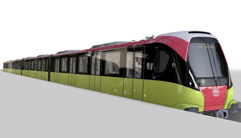 Mẫu đoàn tàu tuyến số 3 được MRB lấy ý kiến người dân