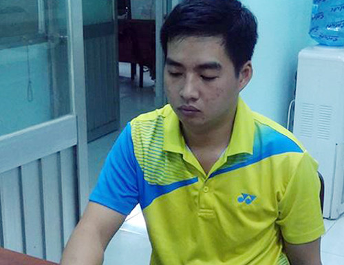 Tây tại cơ quan điều tra. Ảnh: VnExpress