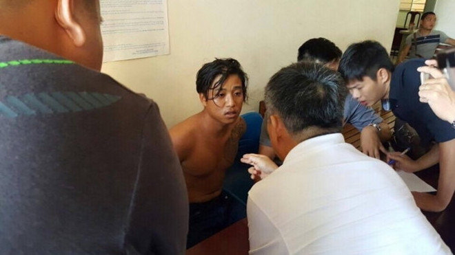 Đối tượng Châu Minh Nhân bị bắt giữ