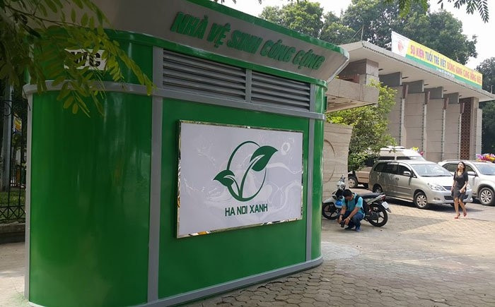 Mẫu nhà vệ sinh dự kiến sẽ lắp đặt ở Hà Nội trong thời gian tới