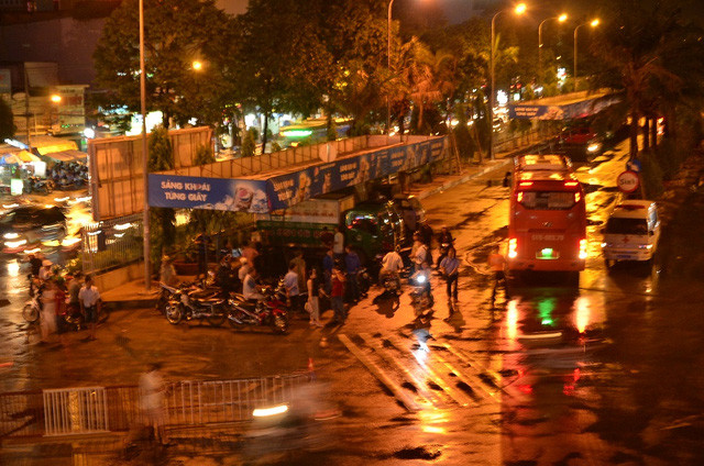 Hiện trường vụ nổ súng ở Bến xe miền Đông