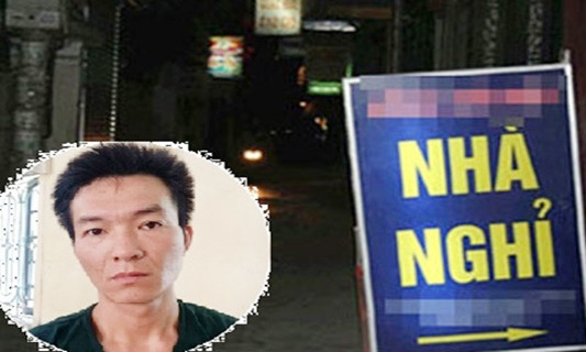 Đối tượng Đồng Hữu Toàn (ảnh nhỏ) dụ dỗ bé gái vào nhà nghỉ giao cấu