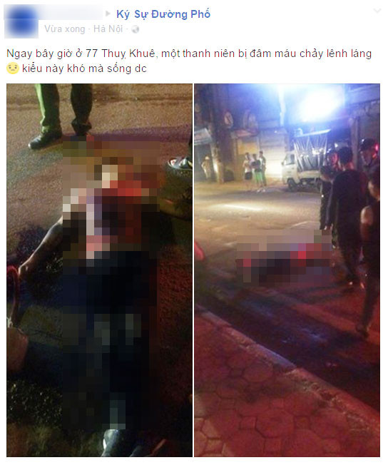 Trình Minh Nhật tử vong sau khi bị đâm