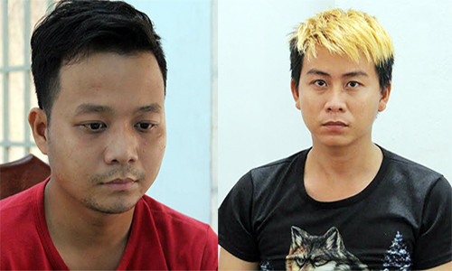 Hai kẻ chuyên chuốc thuốc mê bạn đồng tính, cướp tài sản. Ảnh: Hồng Tuyết