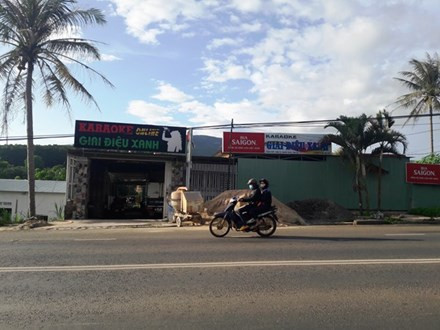 uán Karaoke "Giai điệu xanh" - nơi xảy ra vụ việc