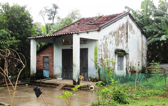 Ngôi nhà nơi xảy ra vụ việc.