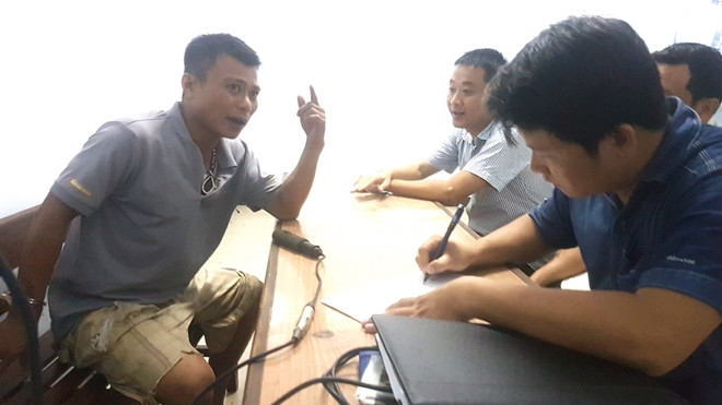 Tài vẫn còn dấu hiệu "ngáo đá" khi được đưa về Cơ quan Công an