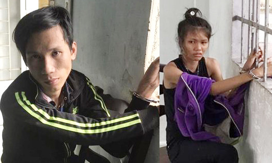 Nghi can Huỳnh Thanh Phong và Lê Bích Nhi tại CQĐT