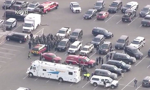 Lực lượng chức năng tại hiện trường. Ảnh: KDVR.