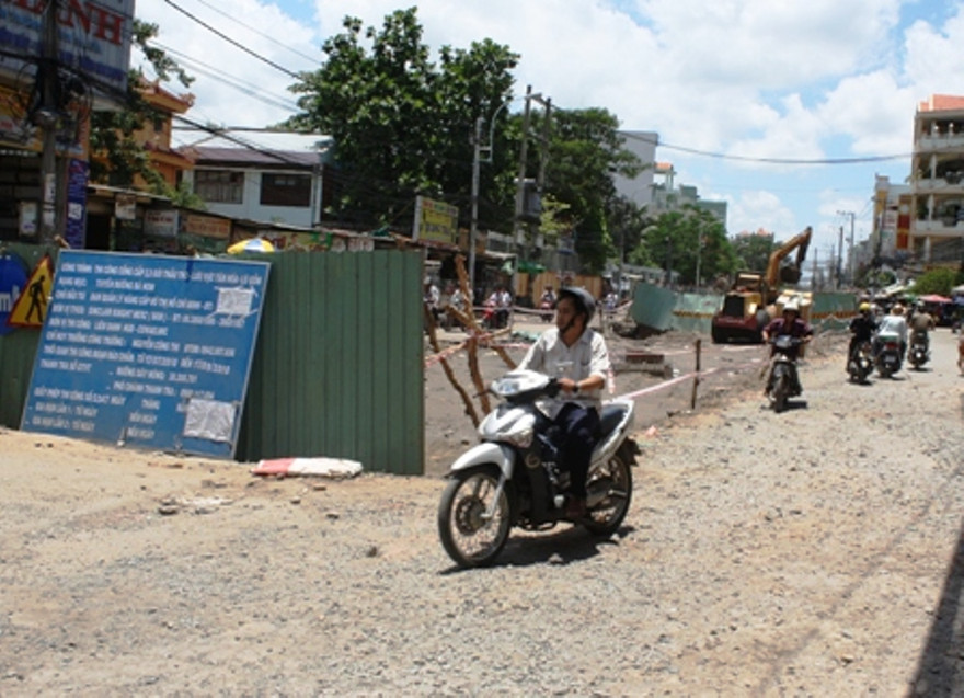 19 tuyến đường trên địa bàn quận 5, 6 và 11 sẽ bị rào chắn để thi công dự án (ảnh minh họa)