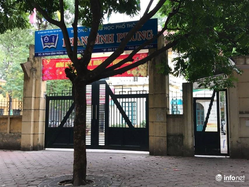 THPT Phan Đình Phùng nơi xảy ra sự việc đau lòng 