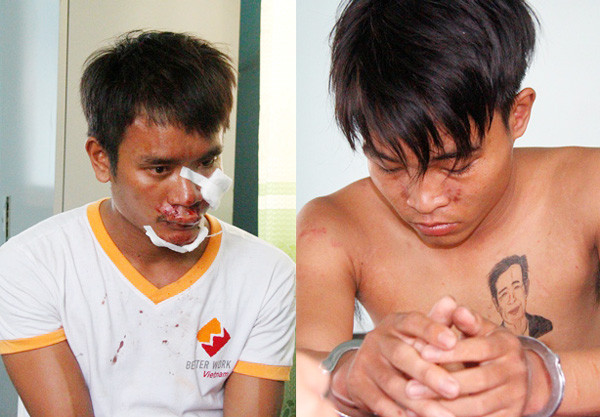 Hai đối tượng tại cơ quan Công an