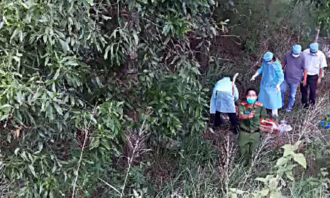 Hiện trường nơi phát hiện xác nạn nhân