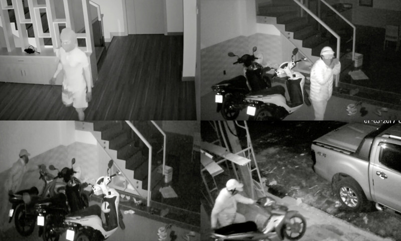 Nhẹ nhàng xuống vô hiệu hóa khóa xe ở tầng 1. Ảnh cắt từ clip