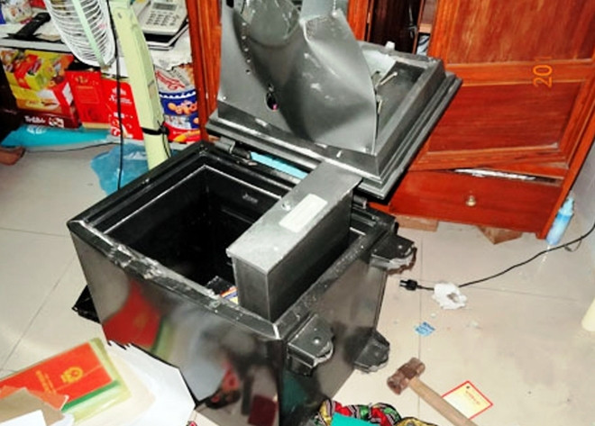 Một vụ phá két sắt xảy ra trong thời gian quan. Ảnh chỉ mang tính minh họa