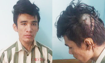 Đối tượng Nguyễn Hồng Phát tại cơ quan công an