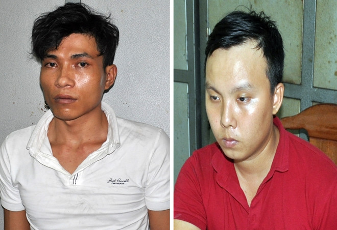 Hai đối tượng Vũ Sơn Ca và Vũ Quang Nhựt