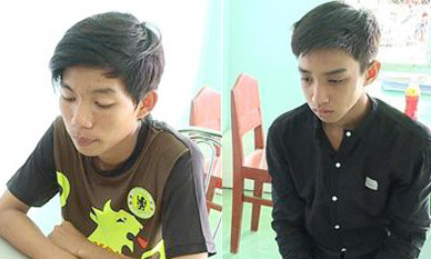 Thuận và Trường tại cơ quan công an