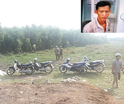 Hiện trường tìm thấy thi thể của nạn nhân đầu tiên