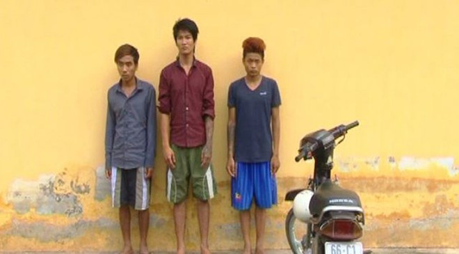 3 nghi phạm cướp tài sản. Ảnh: Minh Anh