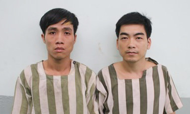 Hai tên cướp tại cơ quan công an