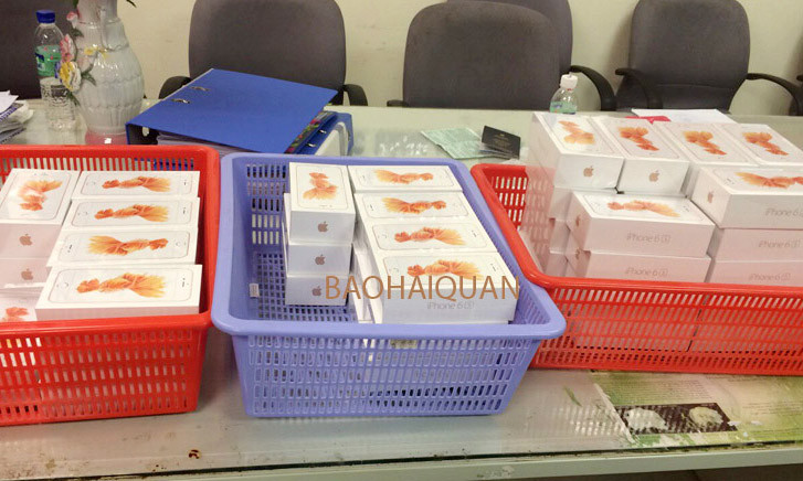 Lô hàng iPhone 6s do cơ quan Hải quan phát hiện