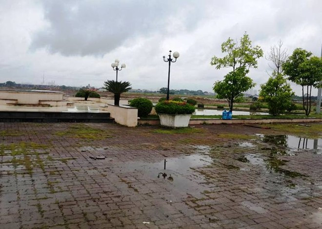 Khu vực phát hiện thi thể cô gái trẻ. Ảnh: TL