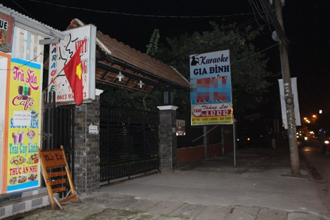 Quán karaoke xảy ra vụ truy sát. Ảnh: N.A