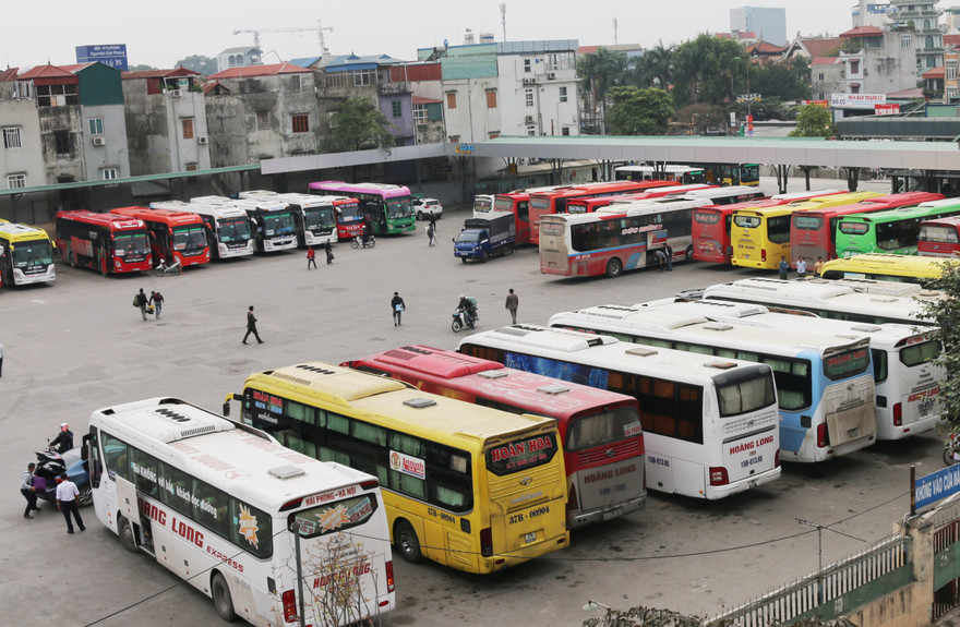 Hơn 750 lượt xe tại bến Giáp Bát, Nước Ngầm sẽ được sắp xếp, tổ chức lại 